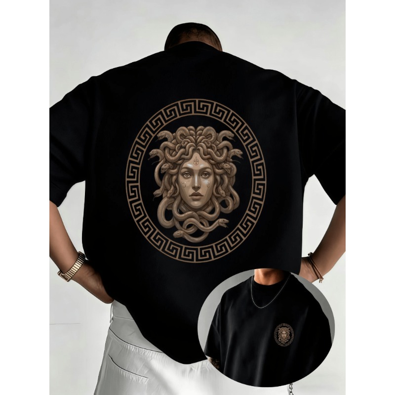 Cobra Extruder - Kaos pria lengan pendek bergambar Medusa