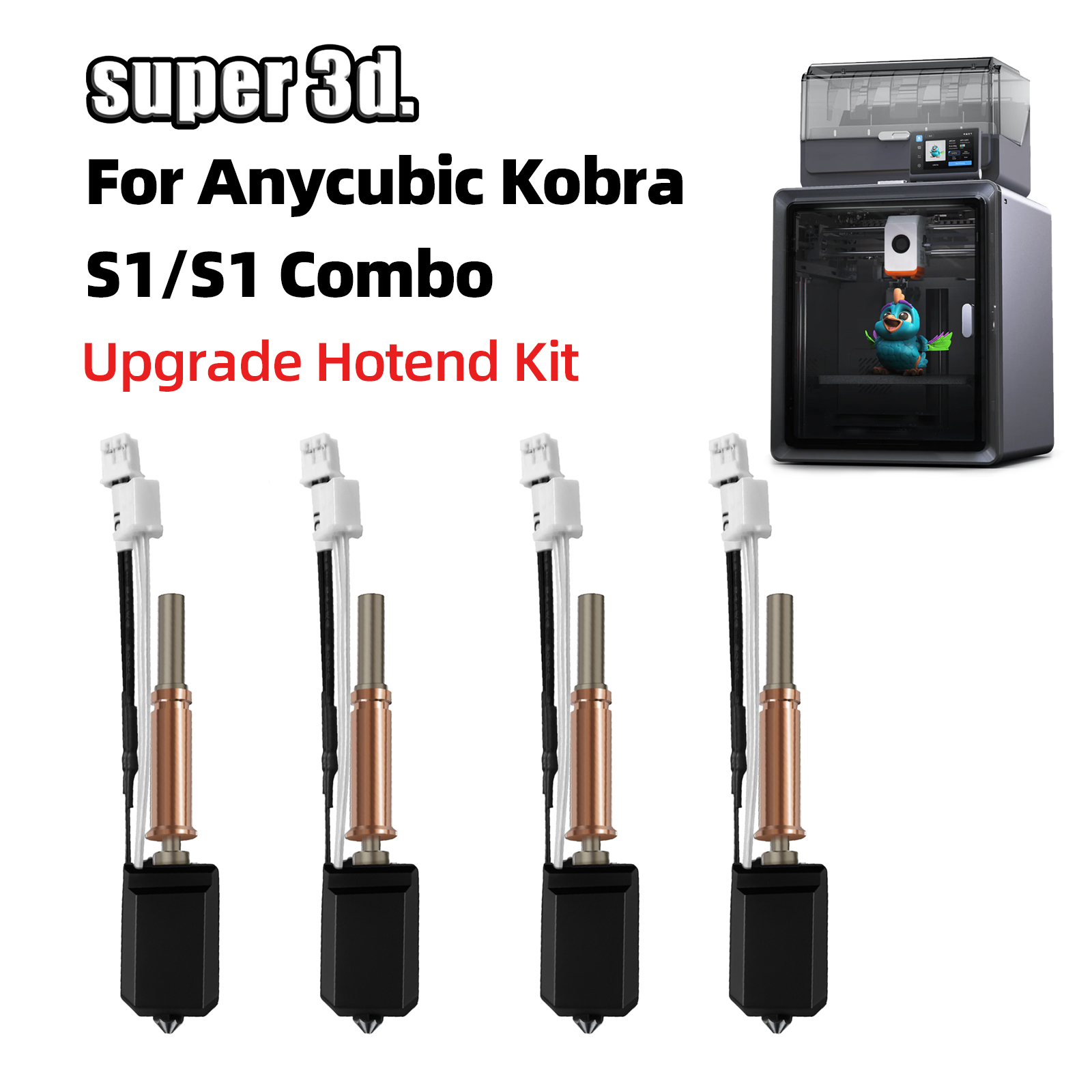 Untuk Anycubic Kobra S1 Hotend - Hotend 0.4Mm ulasan dan harga