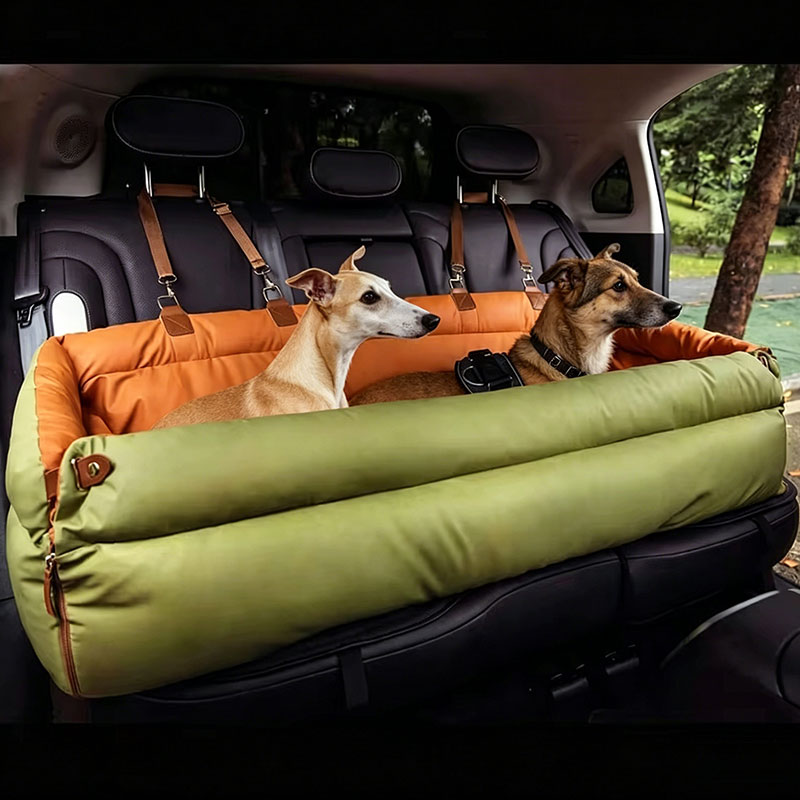 Kursi Mobil Anjing Kulit Imita - Carriage Bed ulasan dan harga