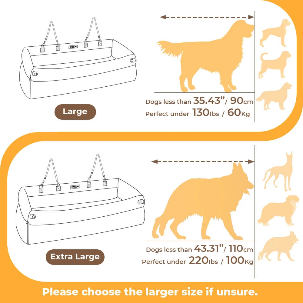 Kursi Mobil Anjing Kulit Imita - Carriage Bed ulasan dan harga