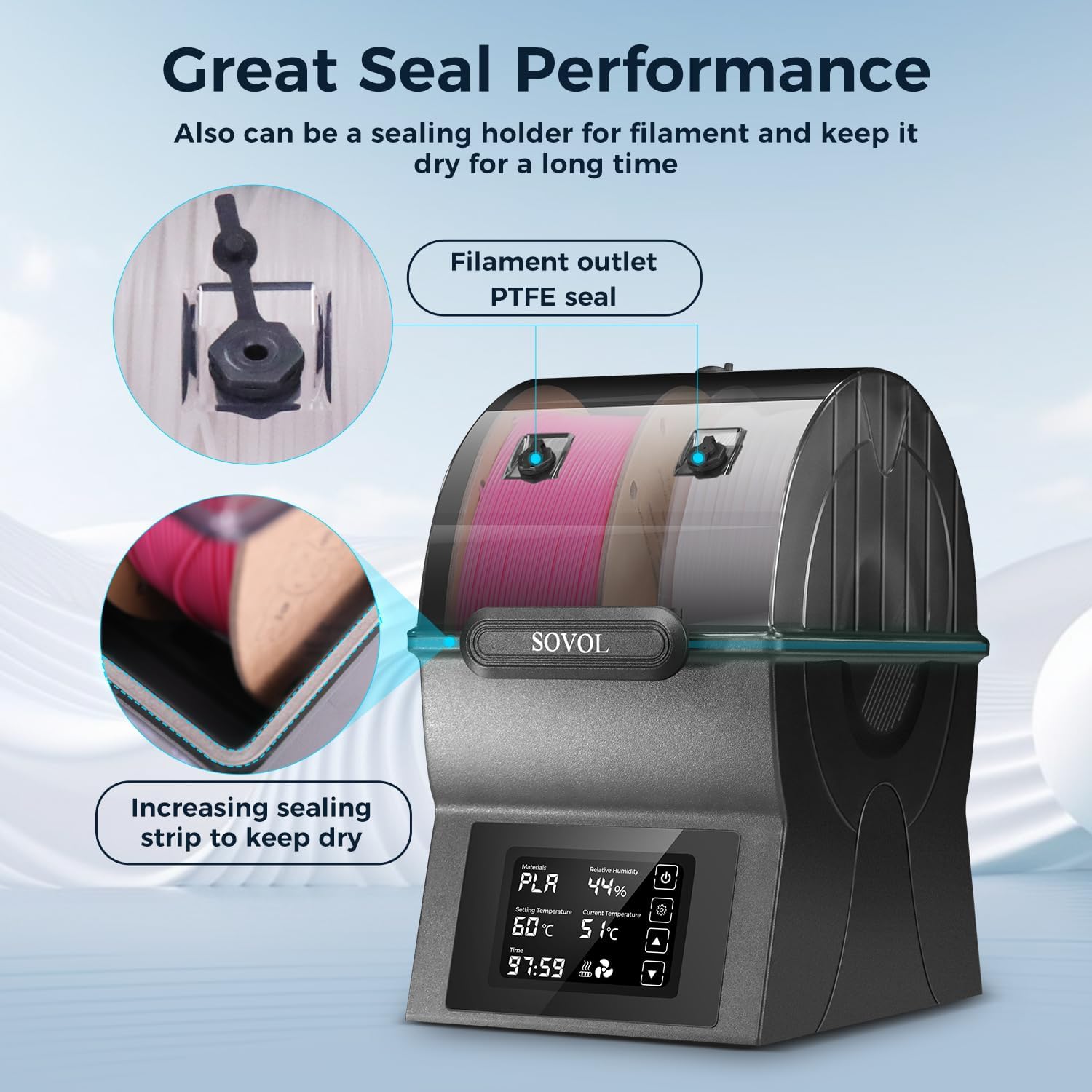Sovol pengering filamen SH02 k - Enclosure 3D Printer ulasan dan harga