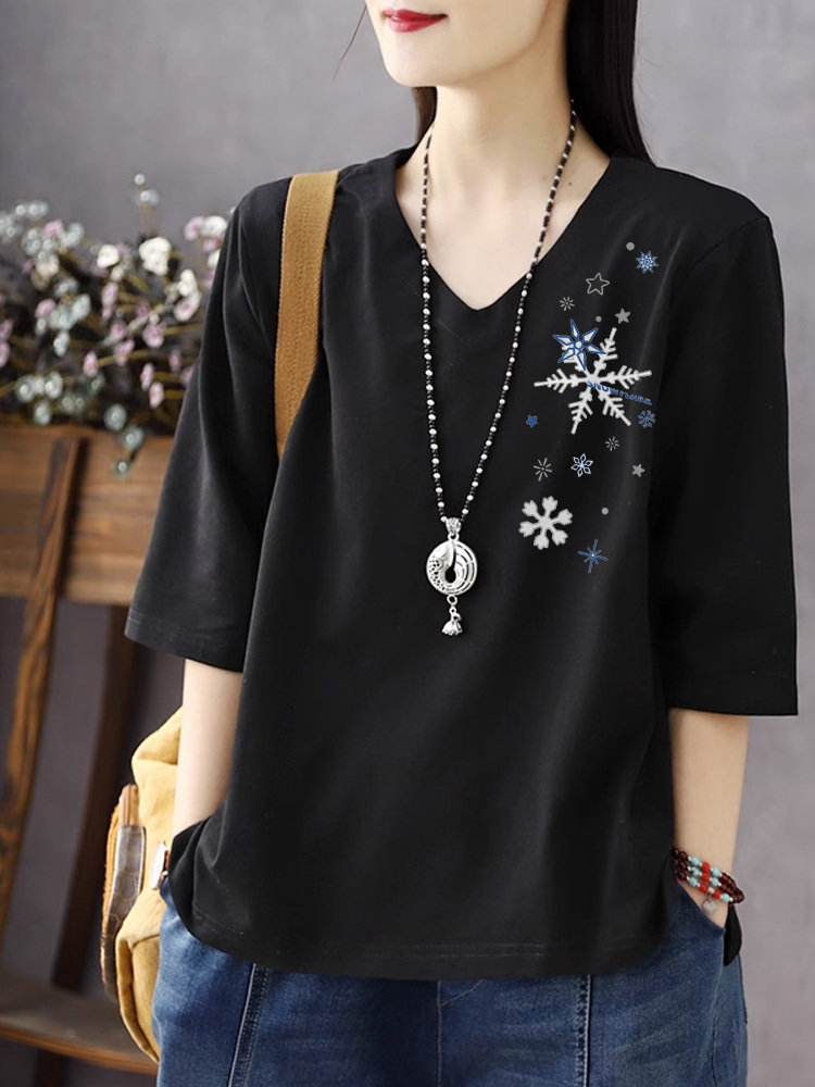 Kaos Lengan 3/4 Berkerah V dar - Resin Vat ulasan dan harga